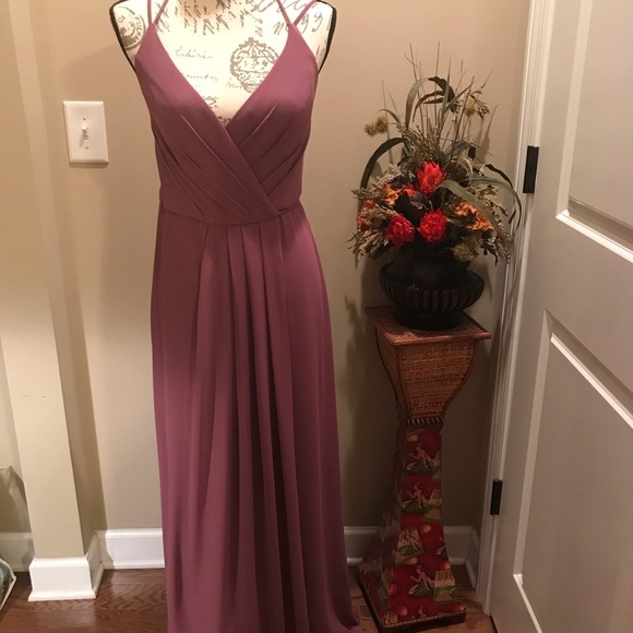 Georgette Bridesmaid Wrap Dress 
